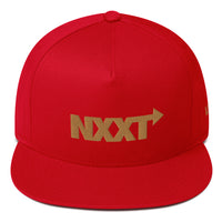 Thumbnail for NXXT V.XXII Flat Bill Cap - Gold logo - Shady Lion Coffee Co.