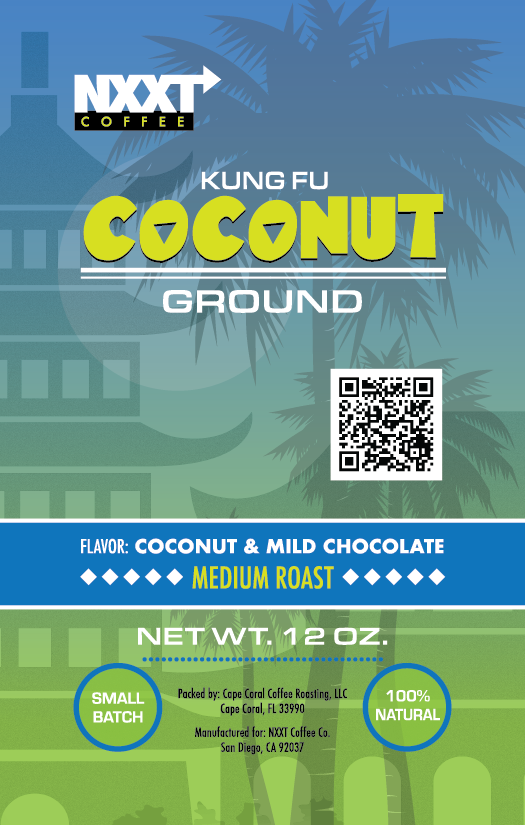 Kung Fu Coconut (Flavored) - Shady Lion Coffee Co.