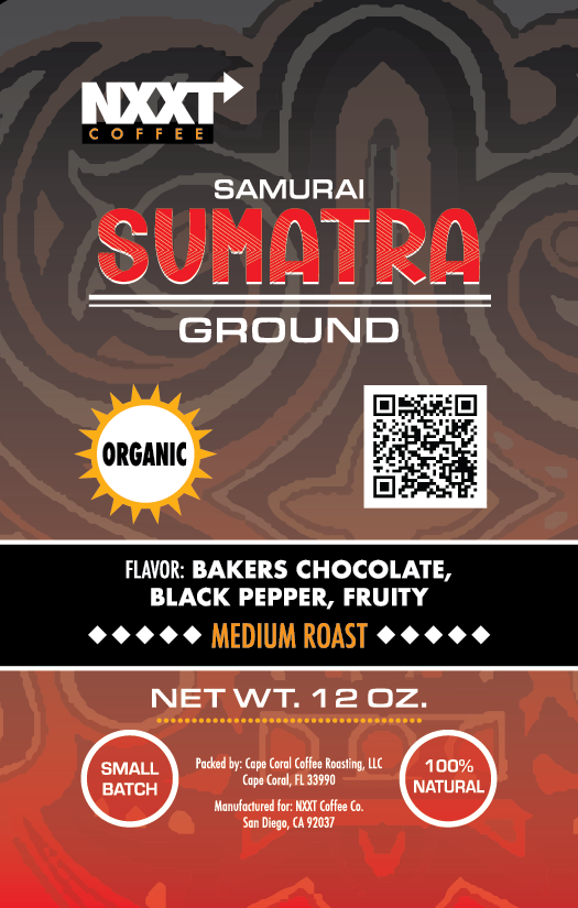 Samurai Sumatra USDA Certified Organic - Shady Lion Coffee Co.