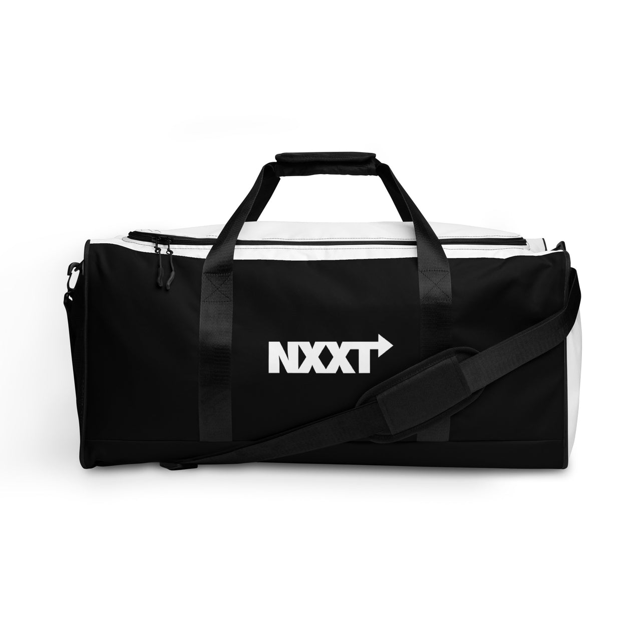 NXXT V.XXIII Duffle bag - Black/White - Shady Lion Coffee Co.