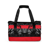 Thumbnail for NXXT Red Eye Lion All-over print gym bag - Shady Lion Coffee Co.