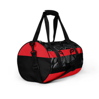 Thumbnail for NXXT Red Eye Lion All-over print gym bag - Shady Lion Coffee Co.