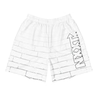 Thumbnail for NXXT Athletics Recycled Men's Athletic Shorts - White/Black - Shady Lion Coffee Co.