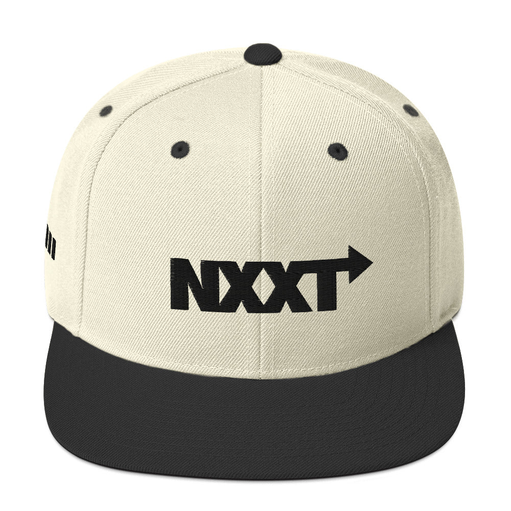 NXXT V.XXIII Snapback Hat Tan/Black - Shady Lion Coffee Co.