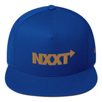 Thumbnail for NXXT V.XXII Flat Bill Cap - Gold logo - Shady Lion Coffee Co.