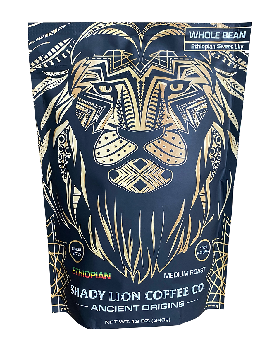 12oz or 5lb Ethiopian Medium Roast - Shady Lion - Shady Lion Coffee Co.